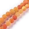 Natural Weathered Agate Beads Strands G-P414-A05-1