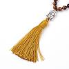 Tassel Pendant Necklaces NJEW-P191-A01-2