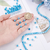 Natural Blue Quartz Beads Strands G-NB0003-69-3