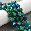Natural Quartz Dyed Beads Strands G-U023-A02-03-1