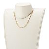 Brass Enamel Link Chain Necklaces & Bracelets & Anklets Jewelry Sets SJEW-JS01193-5