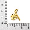 Brass Rhinestone Fruits Pendant Decoration HJEW-P020-01F-G-3