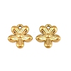 304 Stainless Steel Charms SA-CBA3ECF-06G-1