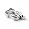 Tibetan Style Alloy Bead Frame LS-TIBE-WH0002-06AS-3