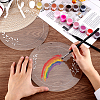2Pcs Acrylic Clear Big Pendants TACR-GA0001-14E-3