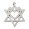 Non-Tarnish 304 Stainless Steel Pendants STAS-Z076-4P-1