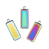 Ion Plating(IP) 304 Stainless Steel Pendant Cabochon Settings STAS-I069-36MC-1