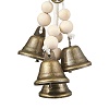 Iron Bell Wind Chimes HJEW-JM01954-03-4