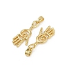 Brass Pendants KK-C093-02G-2