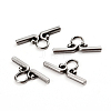 Tarnish Resistant 304 Stainless Steel Toggle Clasps Parts STAS-D142-03B-P-1