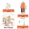 DIY Walnut Wooden Dangle Earring Making Kits DIY-OC0006-81-2