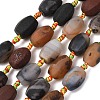 Natural Banded Agate Beads Strands G-F825-D01-02-2