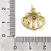 Brass Micro Pave Cubic Zirconia Pendants KK-H092-02B-G-3
