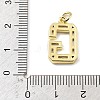 Brass Micro Pave Cubic Zirconia Pendants KK-V014-01G-07-3