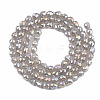 Electroplate Glass Beads Strands EGLA-T008-15A-2