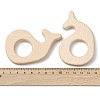 Natural Beech Wood Linking Rings WOOD-I017-05-3