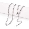 3.2MM 304 Stainless Steel Singapore Chain Necklaces NJEW-N058-12P-1