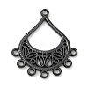 304 Stainless Steel Chandelier Component Links STAS-Q350-17EB-1