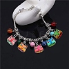 30Pcs 6 Style Alloy Enamel Pendants ENAM-CJ0003-30-8