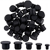 50Pcs 5 Styles Silicone Hole Plugs AJEW-GF0011-62D-1