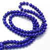 Baking Paint Glass Round Bead Strands X-DGLA-Q020-8mm-35-3
