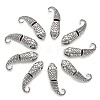 Tibetan Style Alloy Hook and Snake Head Clasps TIBE-TA0001-06AS-1