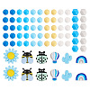  74Pcs Food Grade Eco-Friendly Silicone Beads SIL-TA0001-39-2