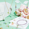 120Pcs Transparent Acrylic Pendants PALLOY-GA00026-4
