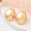 Alloy Oval Stud Earrings EJEW-M092-06G-1