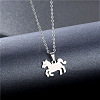 Stainless Steel Pendants Necklaces PW-WG456C5-01-2