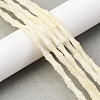 Natural White African Opal Beads Strands G-L624-G12-12x5mm-1