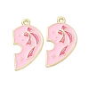 Alloy Enamel Pendants AL-CBA292F-01H-G-1