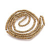 Electroplate Non-magnetic Synthetic Hematite Beads Strands G-T114-49G-2