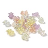 UV Plating Luminous Rainbow Iridescent Acrylic Beads LACR-R001-01A-2