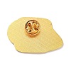 Golden Alloy Brooches JEWB-K020-01G-G-2