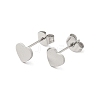 Non-Tarnish 304 Stainless Steel Stud Earrings EJEW-K285-01P-1