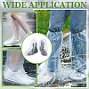40Pcs Plastic Disposable Waterproof Shoe Covers AJEW-GO0004-44-5