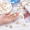 114 Pcs 19 Styles Alloy Pendants FIND-TA0001-31LG-12