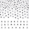 300Pcs Opaque Spray Painted Acrylic Beads SACR-SP0001-06-1