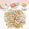 300Pcs 2 Colors Brass Rhinestone Spacer Beads RB-SP0001-04-6