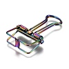 Metal Skeleton Frame Hollow Wire Binder Clips LS-DIY-I040-01C-4