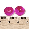 Spray Paint Natural Freshwater Shell Button BSHE-H018-15B-3