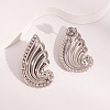 Elegant 304 Stainless Steel Wing Stud Earrings ZS1121-2-1