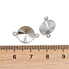 304 Stainless Steel Connector Charms STAS-B108-02P-02-3