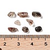 Natural Black Gold Rutilated Quartz Chips Beads G-M428-02B-3