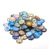 Printed Picture Glass Cabochons GGLA-YW0001-01A-4