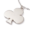 Sublimation Blank Aluminum Pendant Necklace LS-NJEW-E020-02P-04-4