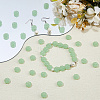 100Pcs Transparent Spray Painted Glass Beads GLAA-DC0001-61B-4