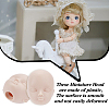 Rubber Craft Doll Head DIY-WH0671-035-6