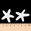 UV Plating Ocean Theme Transparent Resin Cabochons CRES-D306-01A-4